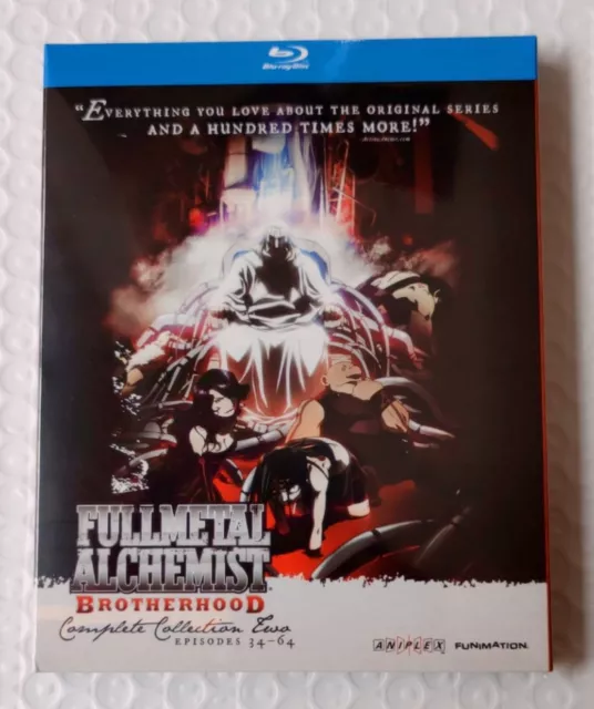 FULLMETAL ALCHEMIST: BROTHERHOOD Complete Collection 2 on Blu-ray and DVD, DVD Blu-ray Digital