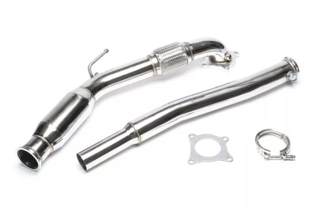 2-teilige Downpipe mit Kat für Audi A3 8P TT 8J Seat 5P Skoda 1Z 3T VW 1K TFSI