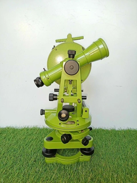 Teodolite Transit con scatola di legno Strumento telescopico per...