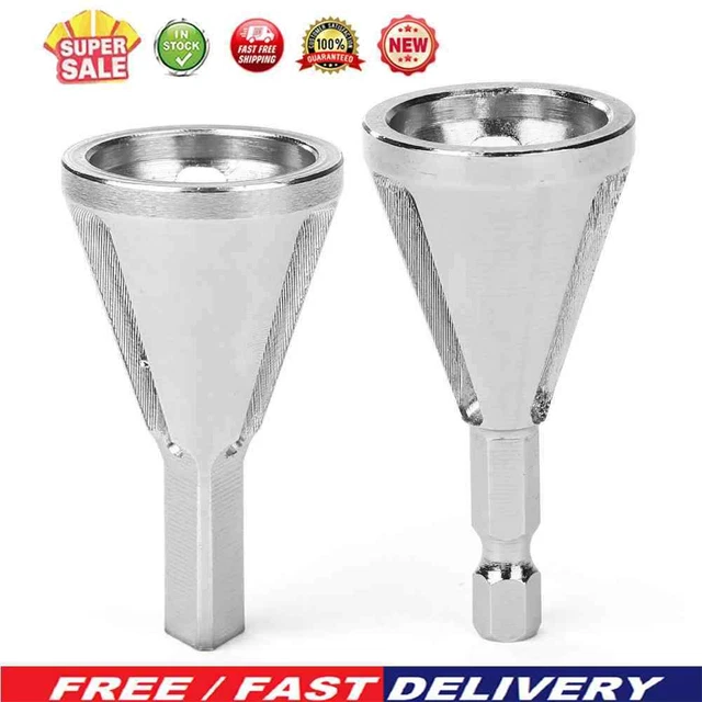 HSS Metal Remove Burr Drill Bit Woodworking Deburring External Chamfer Tool