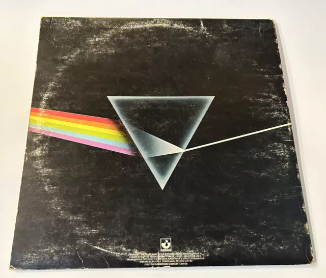 Pink Floyd : Dark Side of The Moon 1973 LP Vinyl Record SMAS-11163 EMI Canada