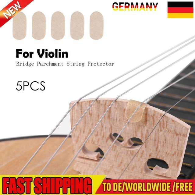 5pcs Viola E String Pads Replacement Parchment Durable Stringed Instrument Parts