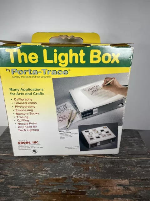 The Light Box de Porta-Trace Modelo 1012-1 Trazado Caligrafía Artes y Oficios