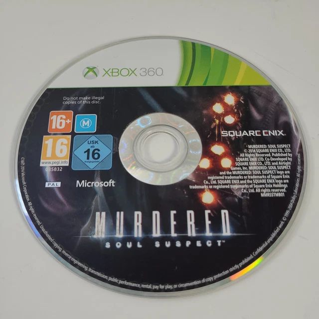 *Disc Only* Murdered Soul Suspect Xbox 360 Action Adventure Video Game PAL