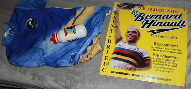 Ancienne photo équipe Renault Elf cycles Gitane 1983- BERNARD HINAULT etc… ( 26 x 20 cm ) - Collection