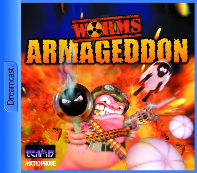 SEGA Dreamcast Spiel - Worms Armageddon (mit OVP) PAL DC