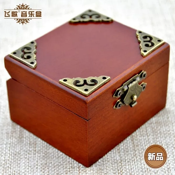 Vintage Square Wind Up Music Box : TAKE ME HOME , COUNTRY ROADS