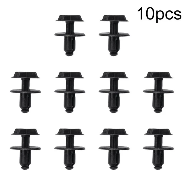 Lot De 10 Clips Pour Range Rover / Discovery / Evoque – Couvercle Batterie & Entrée D'air, Clips Plastique Noir