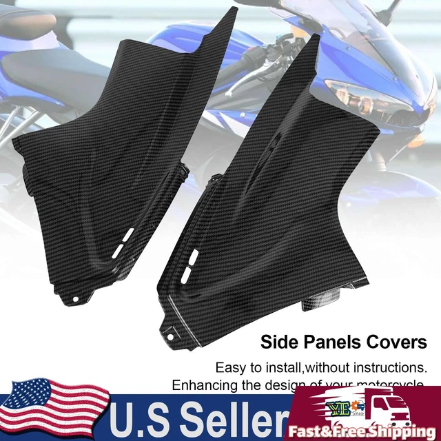Gas Tank Side Trim Cover Panel Fairing Cowl for Yamaha YZF R6 2003-2005 Carbon