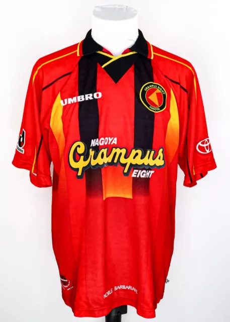 Nagoya Grampus Eight 1996-98 Home Shirt - Maglia Umbro Vintage Maillot J-League