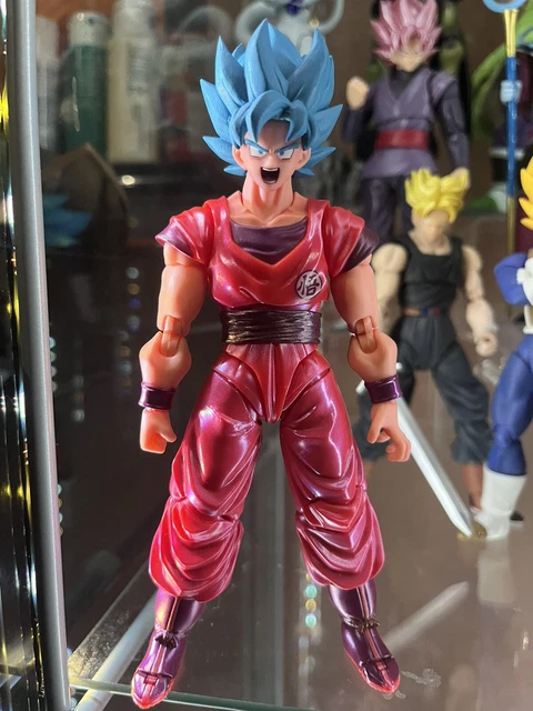 Sh Figuarts Kaio-ken Goku Super Saiyan Blue Custom