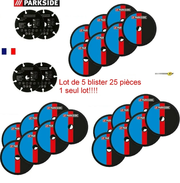 PARKSIDE® ACCESSOIRES POUR meuleuse d'angle set de disques à tronçonner PARKSIDE® ACCESSOIRES POUR meuleuse d'angle set de disques à tronçonner