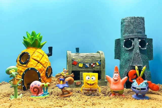 SpongeBob als Taucher - Ausströmer für Aquarien