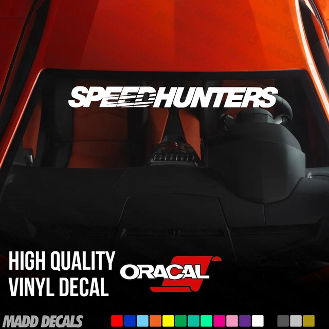 SPEED HUNTERS Sticker Decal Car Club Banner Windshield Window JDM