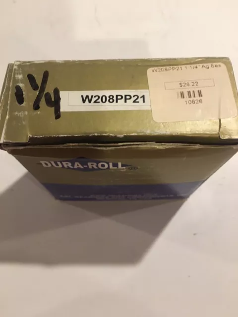 DURA-ROLL W208PP21 1-1/4”-Hexagon Shaft New In Box Old Stock   Bearing Insert