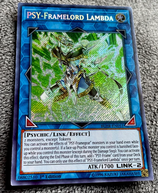 Yugioh! PSY-Framelord Lambda - BLHR-EN051 - Secret Rare - 1st Edition Near Mint,