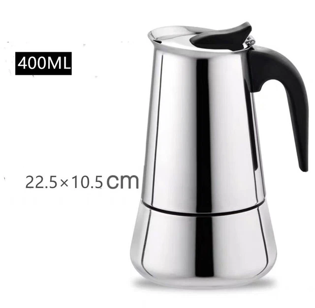 Expresso Machine À Cafetière Moka Café 9 Tasses en Acier Inoxydable Reb