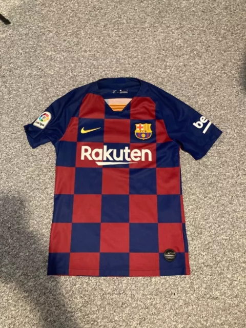 Nike FC Barcelona Football Home Shirt 2019/2020 Season Men Size S  genuine