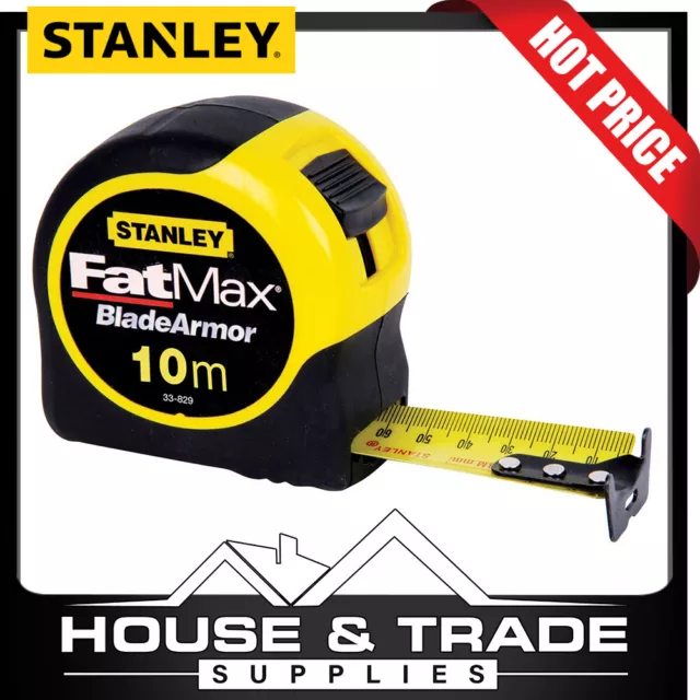 Stanley Tape Measure 10m x 31.75mm FATMAX 33-829