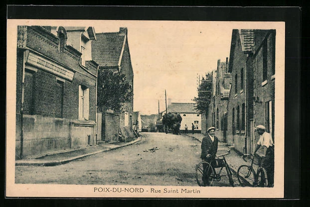 CPA Poix-du-Nord, Rue Saint Martin