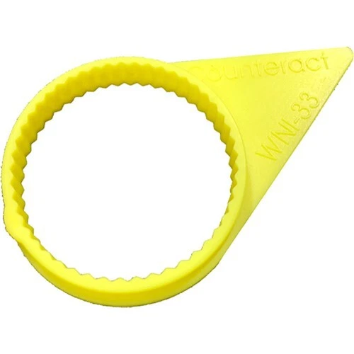 33mm Loose Wheel Nut Indicator - Yellow (100-pack) COUWNI-33 Brand New!