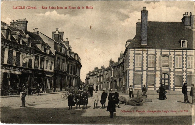 CPA LAIGLE - Rue St-JEAN et Place de la Halle (356161)