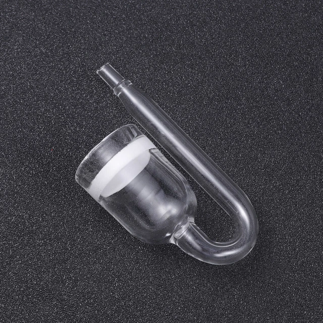 Pack von 4 Aquarium CO2 Diffusor Premium Transparent Filter Zubehör 3