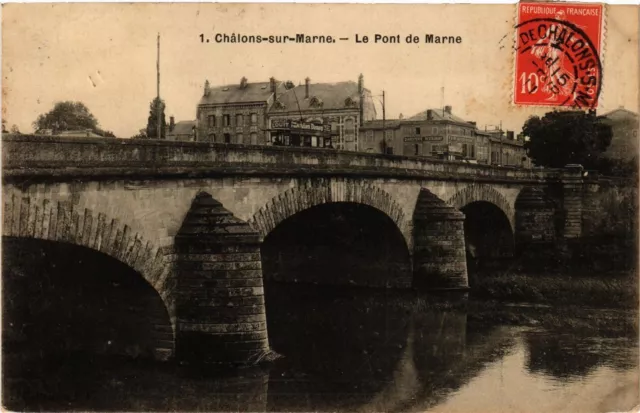 CPA CHALONS-sur-MARNE - Le Pont de Marne (742386)