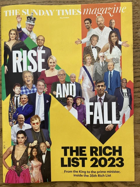 SUNDAY TIMES RICH LIST MAGAZIN 2023 21. Mai 2021 EUR 15,04 PicClick DE