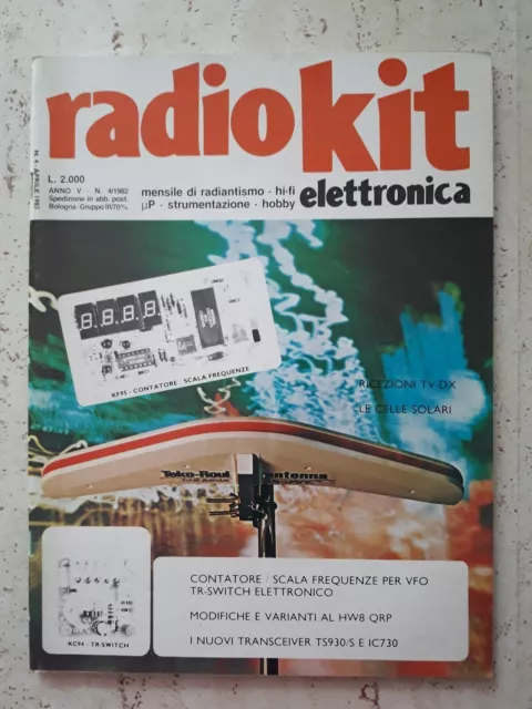 Radio Kit Elettronica N.4 anno 1982 - Modifiche e varianti al HW8 QRP