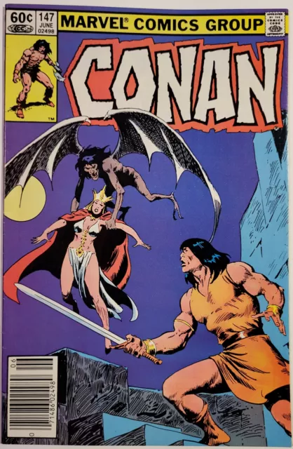 Conan The Barbarian Issue #147 - Newsstand Marvel | Jun 1, 1983