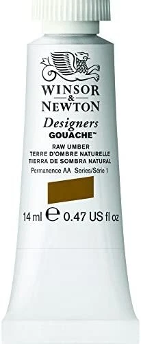 Gouache diseñador Winsor and Newton 14 ml ámbar bajo, serie 1