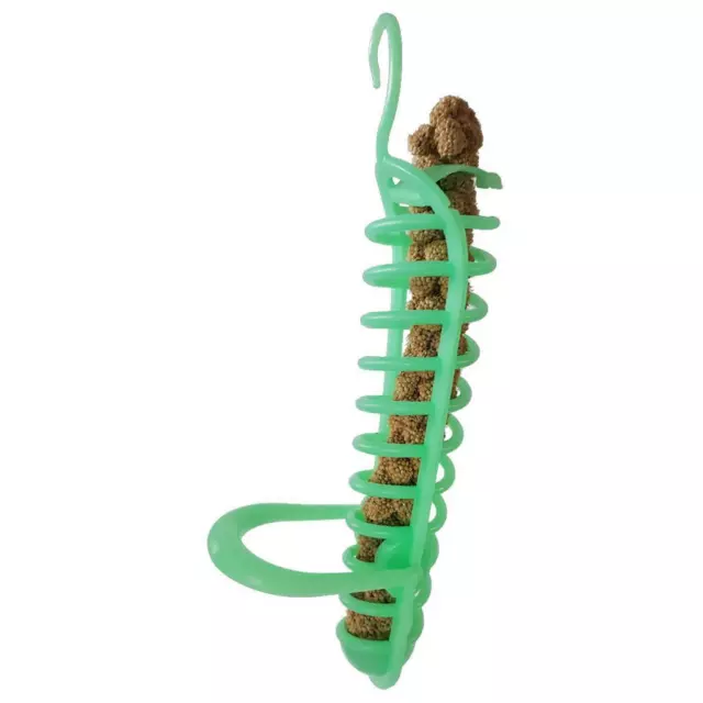 Mangeoire en spirale Portable pour oiseaux, perroquets, aliments pour animaux de