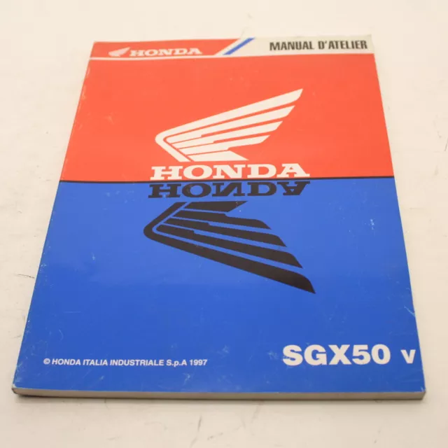 Manuel Revue Technique D Atelier Honda Sgx 50 Sky 1997 -> Sgx50