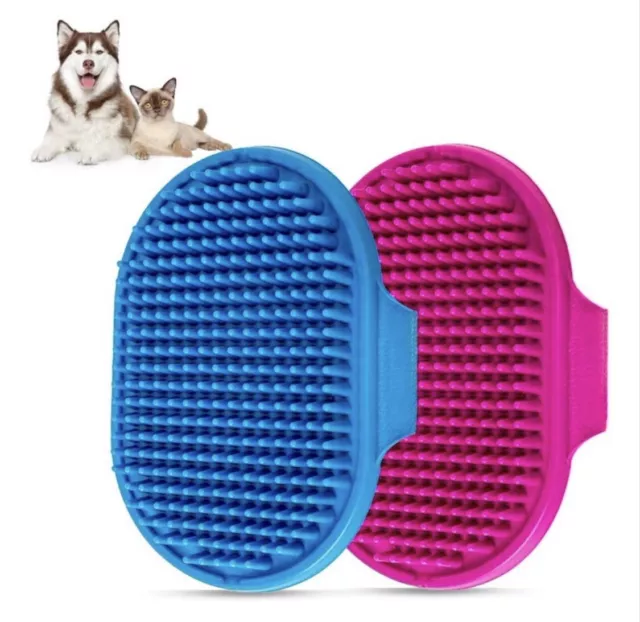 Dog Grooming Mitt Pet Glove Brush | Cat Fur Hair Remover Deshedding Hand Massage