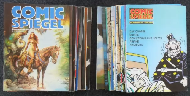 Comic Spiegel Nr. 1-8 + 10-34 Fast Komplett - Feest Verlag - Z. 1/1-2