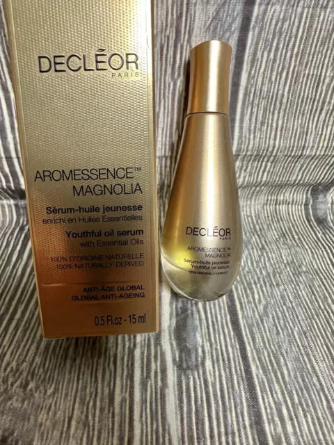 Decleor Aromessence Magnolia Youthful Oil Serum 15ml, New & Boxed