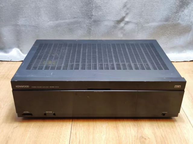 Alter Kenwood Basic M1A Endstufe Stereo Amplifier Verstärker Schwarz