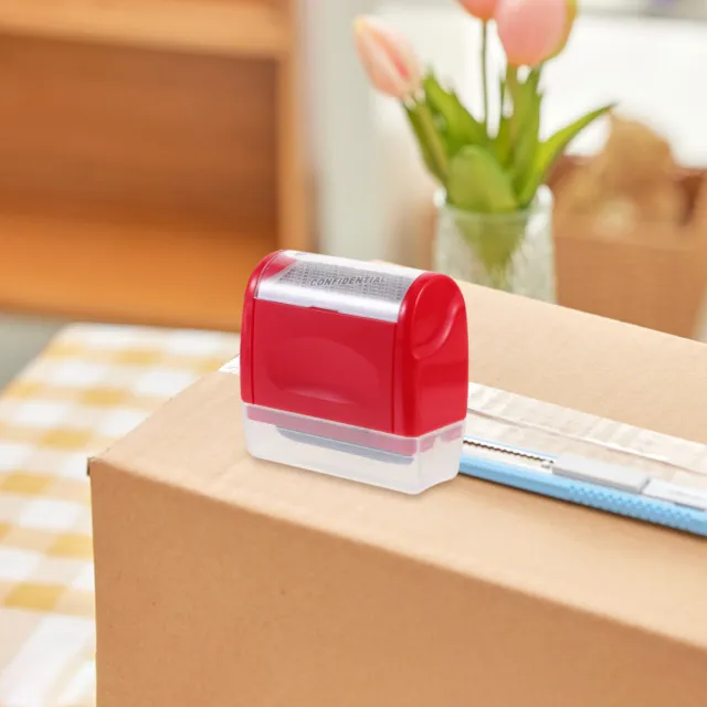 Plastic Confidentiality Seal Blocks Out Privacy Stamps Wide Identity
