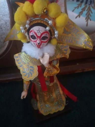 Beijing Opera Traditional Role Silk Doll Chinese Style Decoration Ornaments Gift