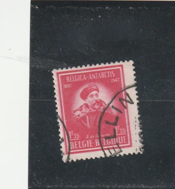 L5595 BELGIQUE timbre Y&T N° 749 de 1947 " Adrien de Gerlache " Oblitéré