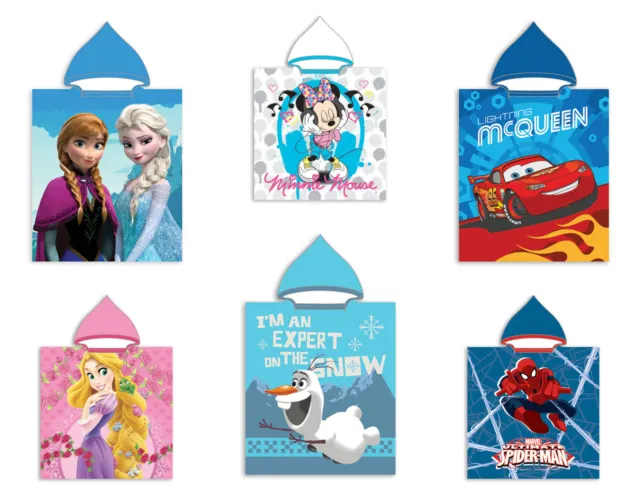 Frozen Princess Minnie Mickey Cars Avengers Poncho Beach Towel With Hood 55 x 1