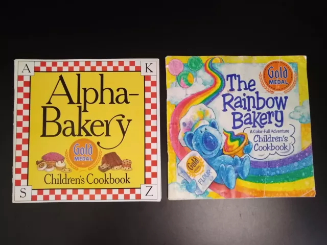 2 Gold Medal Children's Cookbooks * Alpha Bakery & The Rainbow Bakery