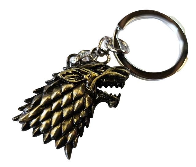 thumbnail image 2 of Official Game Of Thrones Metal Keyring & Pin Badge – Lannister, Stark, Targaryen Sigils 2 of 4