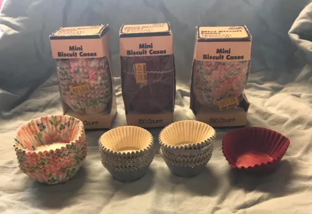 Vintage Hoan Mini Biscuit / Muffin Cases Never Used