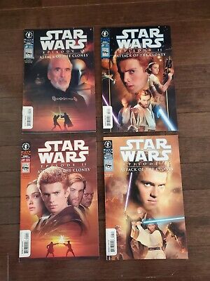Star Wars Episode Ii Attack Of The Clones #1 #2 #3 #4 Vf-/Nm- Vf/Nm-