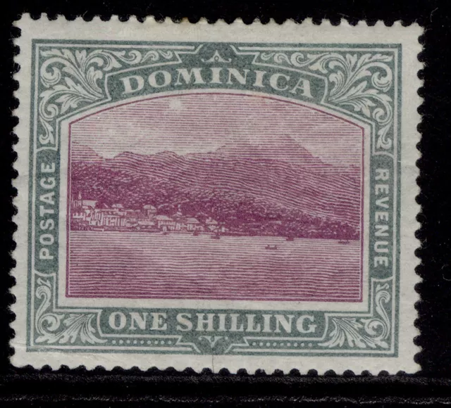 DOMINICA EDVII SG33, 1s magenta & grey-green, M MINT. Cat £40.