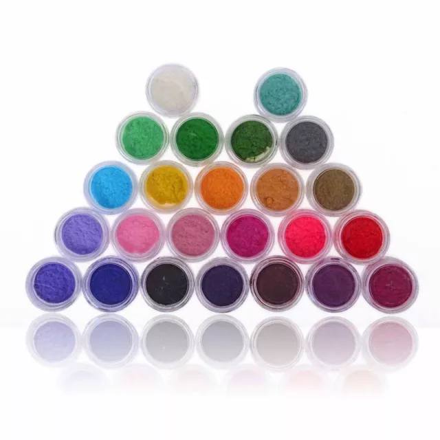 Manicure Eyeshadow Nail Art Polish Tips Velvet Flocking Powder 12 Colour