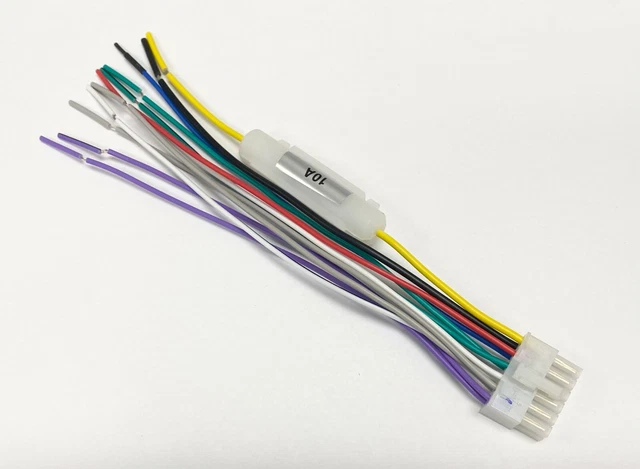 DUAL CAR AUDIO Wiring Harness Stereo 12 pin Wire Connector XR4115