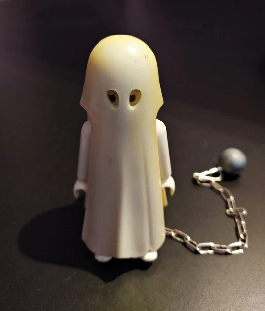 PLAYMOBIL CLICK GHOST 1974 Geobra Sheet Fluorescent Darkness Ball